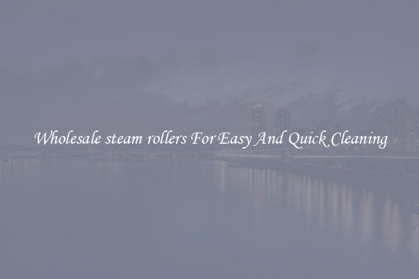 Wholesale steam rollers For Easy And Quick Cleaning