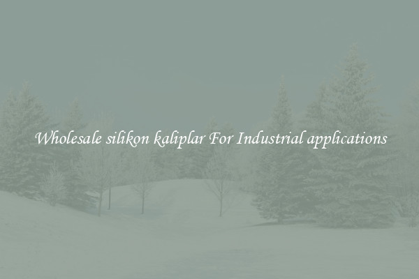 Wholesale silikon kaliplar For Industrial applications
