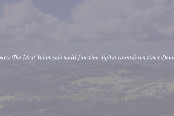 Source The Ideal Wholesale multi function digital countdown timer Devices