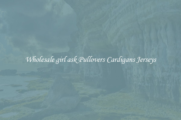 Wholesale girl ask Pullovers Cardigans Jerseys