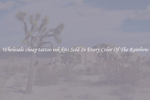 Wholesale cheap tattoo ink kits Sold In Every Color Of The Rainbow